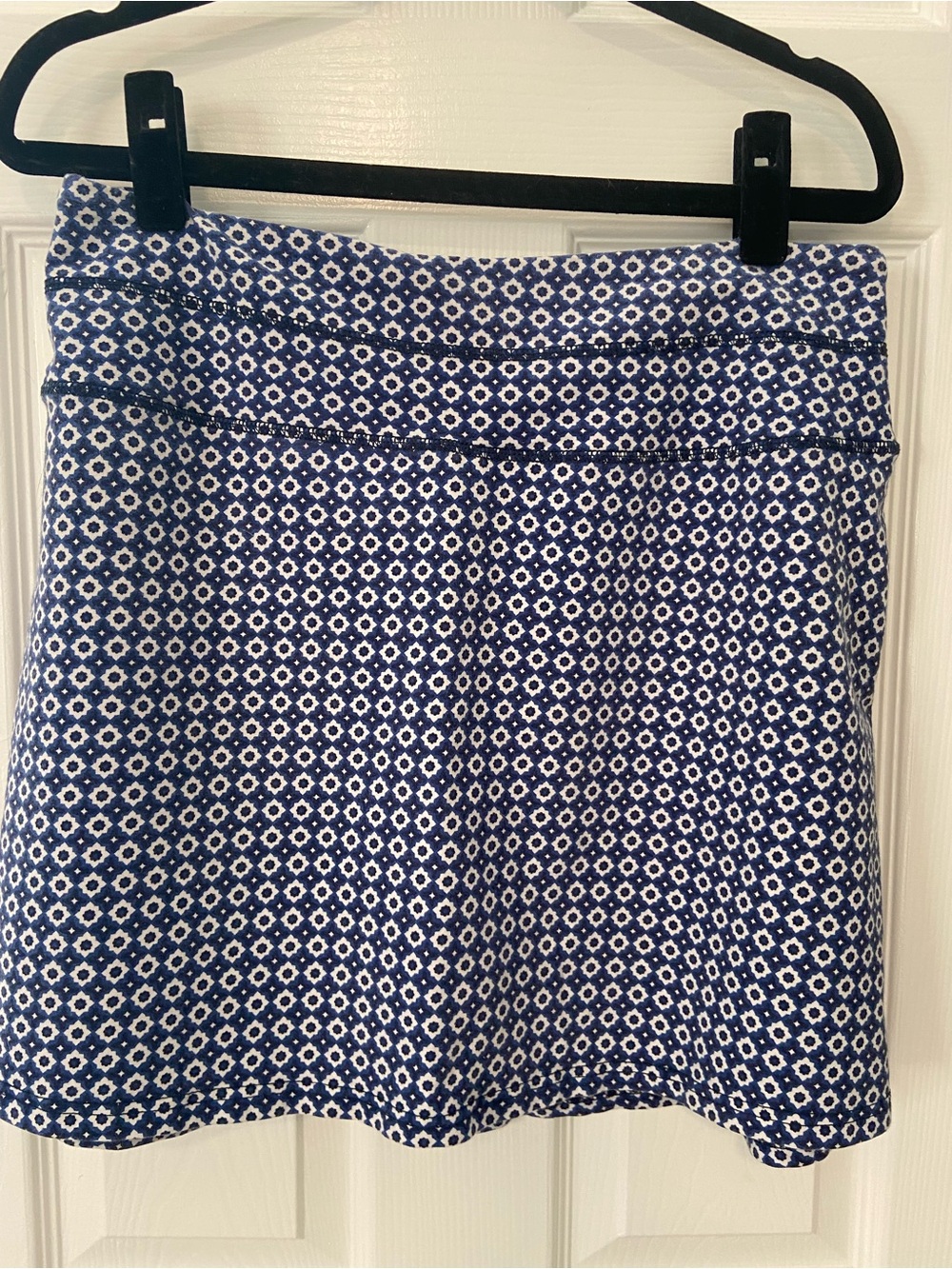 🍀5for$25🍀Blue & White Star Patterned Skort Size Large